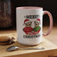 Christmas Mug - Merry Christmas Black Text Owls
