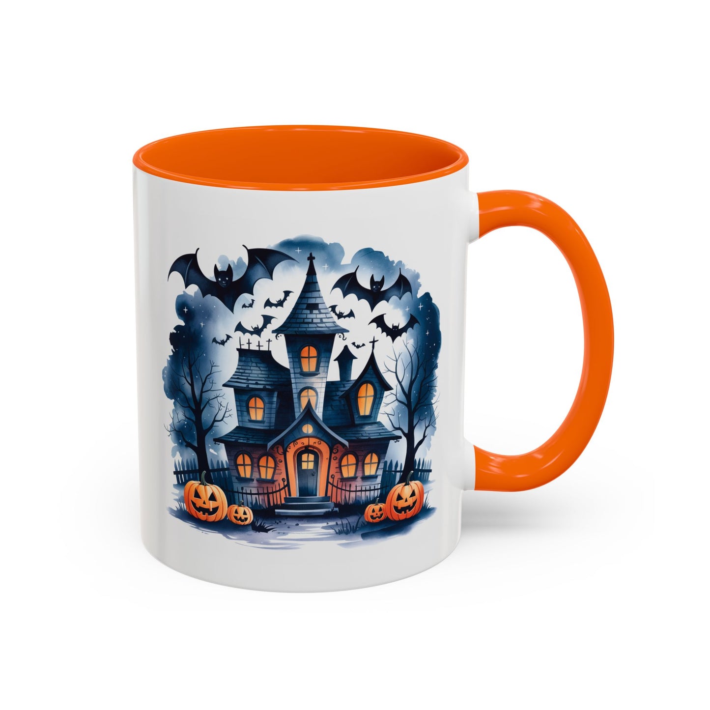 Halloween Mug - Bat Ghost House