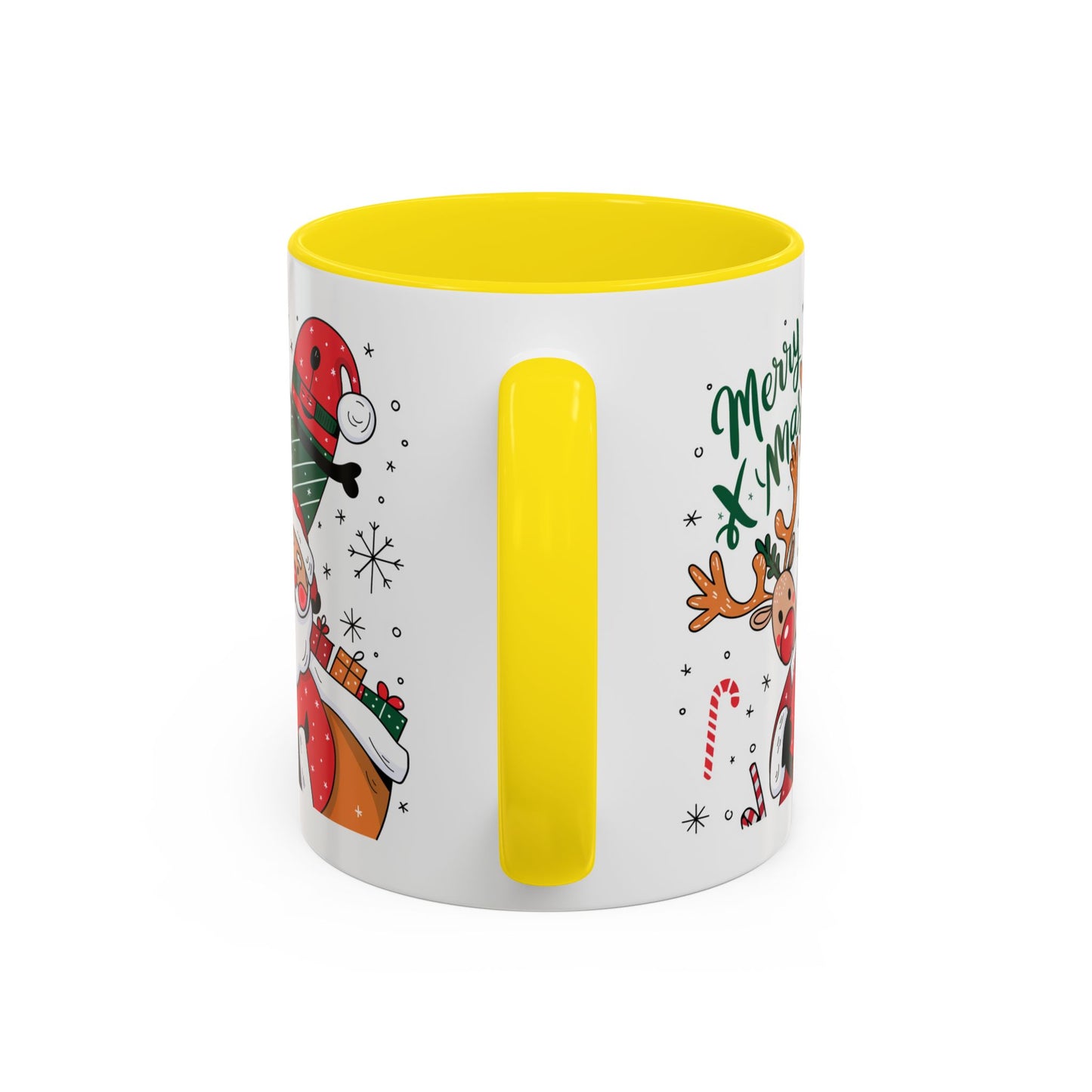 Christmas Mug - Merry Xmas Santa Reindeer