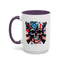 4th of July Mug - Skull With American Flag