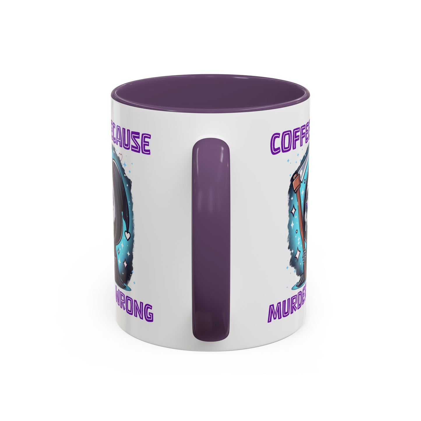 Humor Mug - Coffee Because Murder is Wrong
