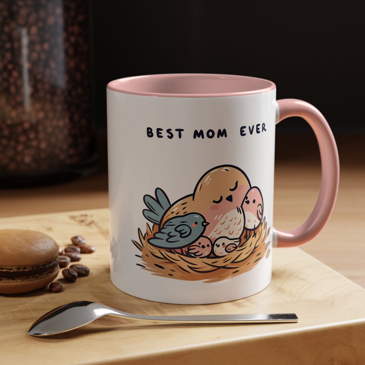 Mother's Day Mug - Best Mom Ever Birds