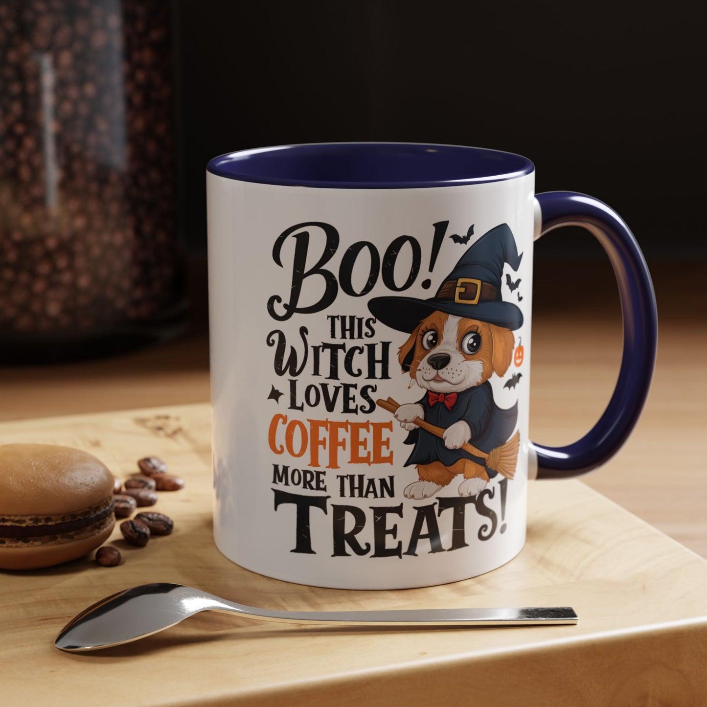 Halloween Mug - Puppy Witch
