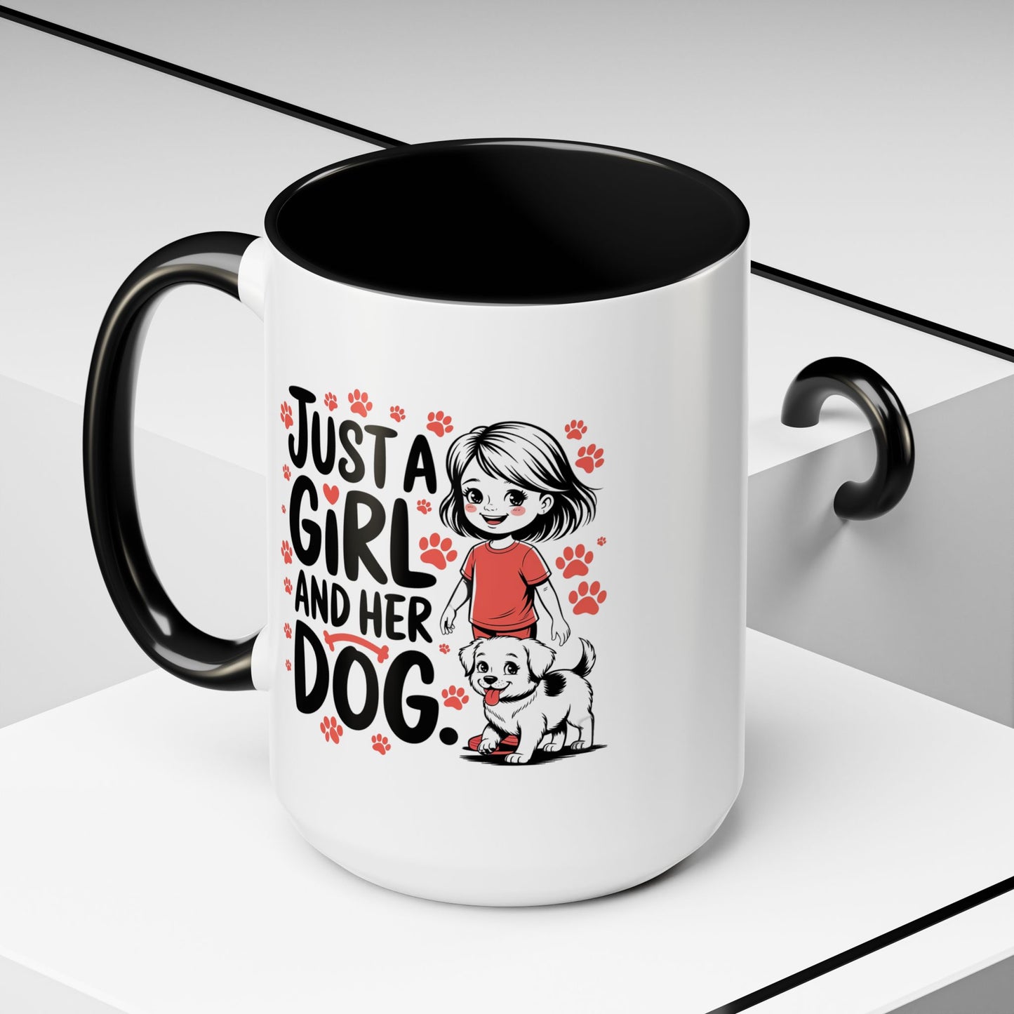 Animal Mug - Just a Girl and Her Dog