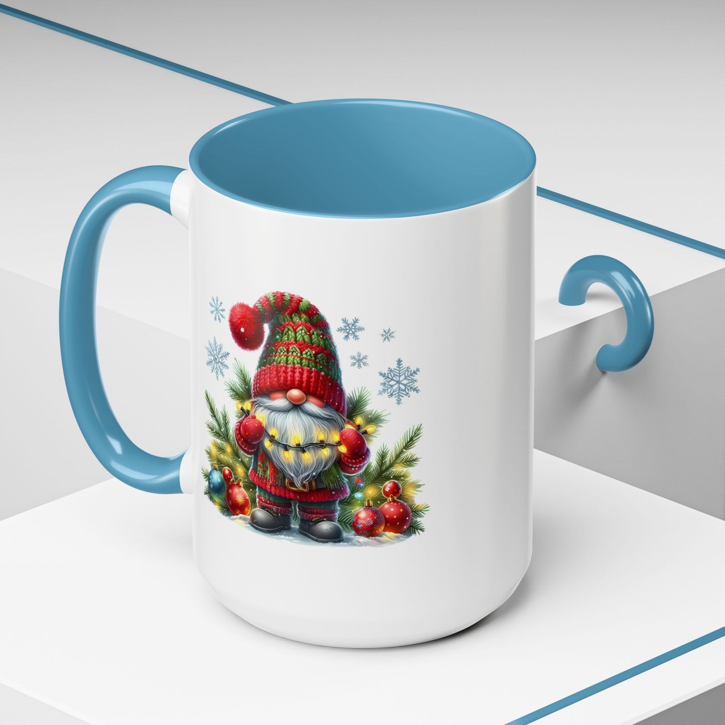 Christmas Mug - Gnome with Christmas Lights
