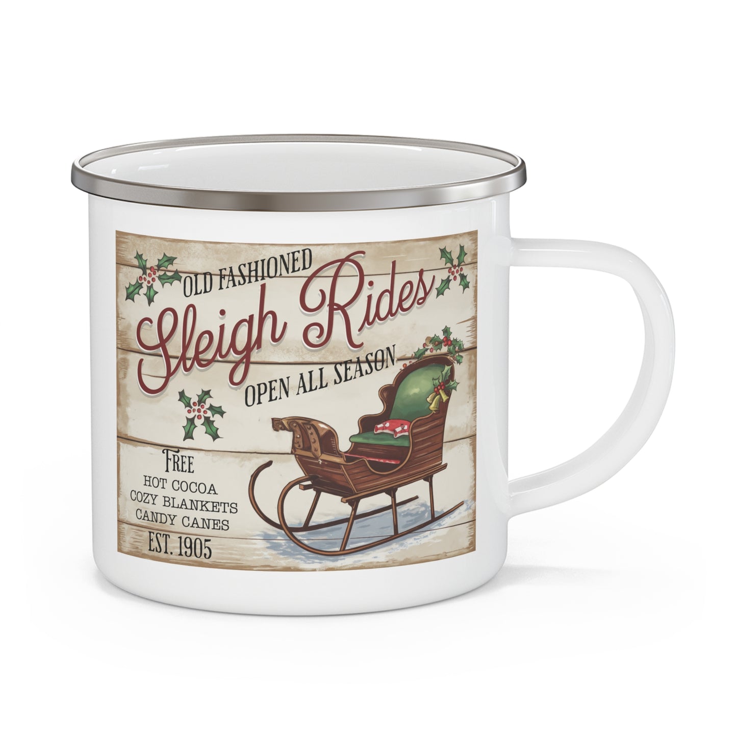 Christmas Mug - Old Fashioned Sleigh Rides