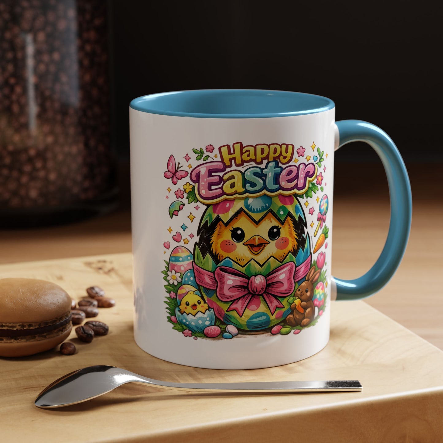 Easter Mug - Happy Easter Chics & Bunny