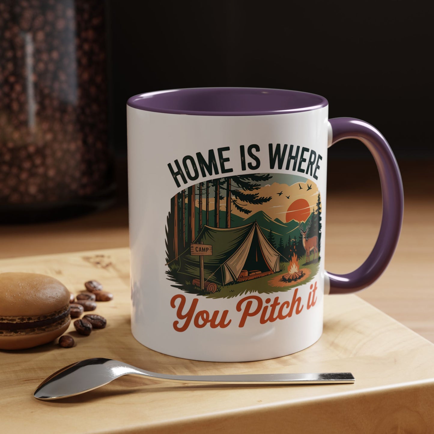 Adventure Mug - Home Is Where You Pitch It