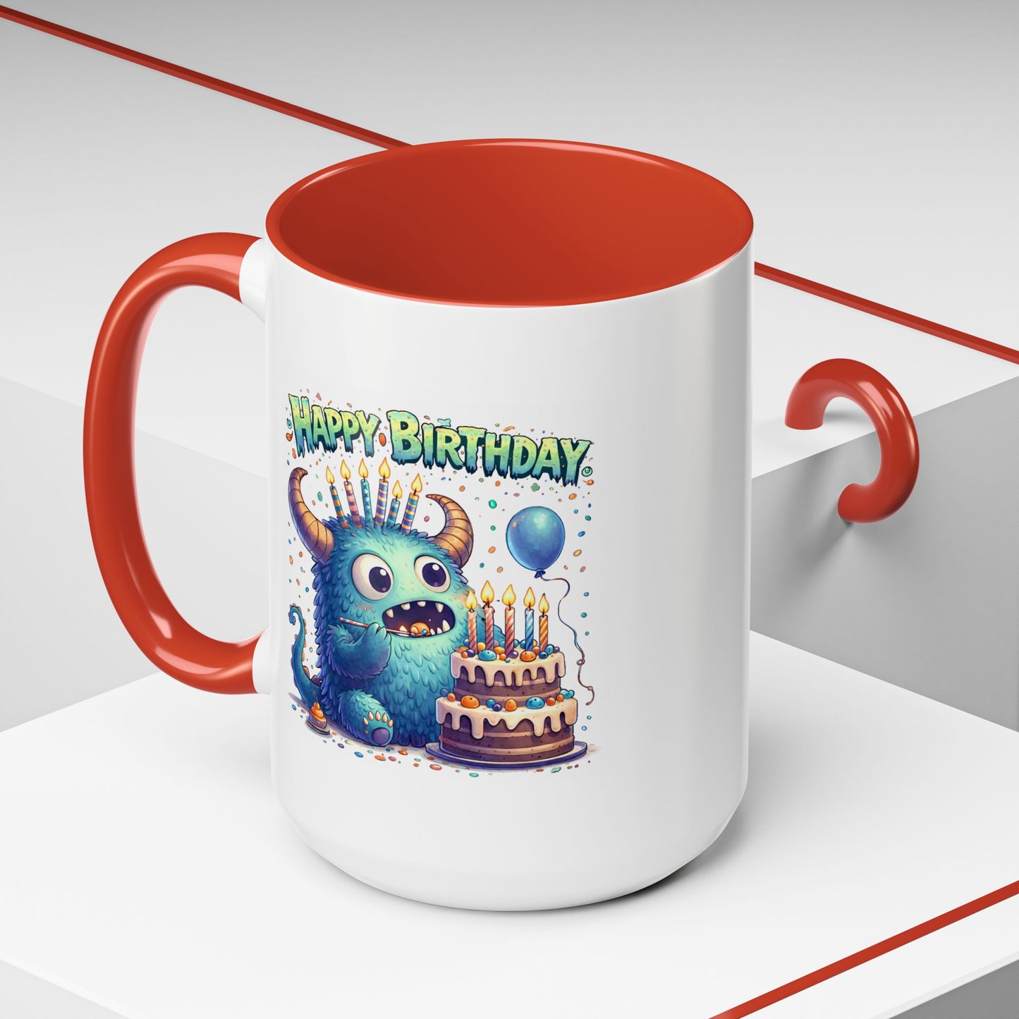 Birthday Mug - Monster Cake