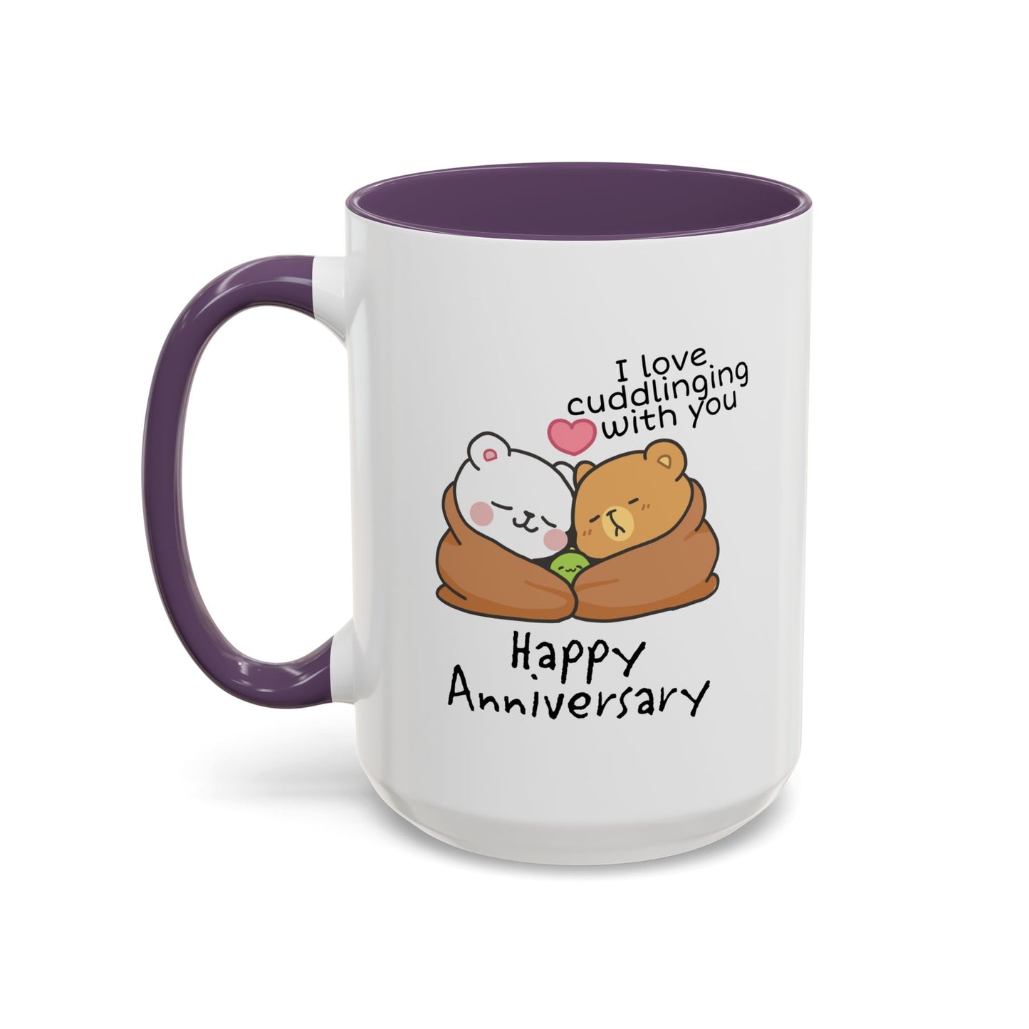Anniversary Mug - I Love Cuddling With You