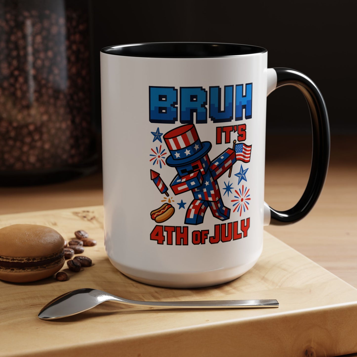 4th of July Mug - Bruh It's 4th of July