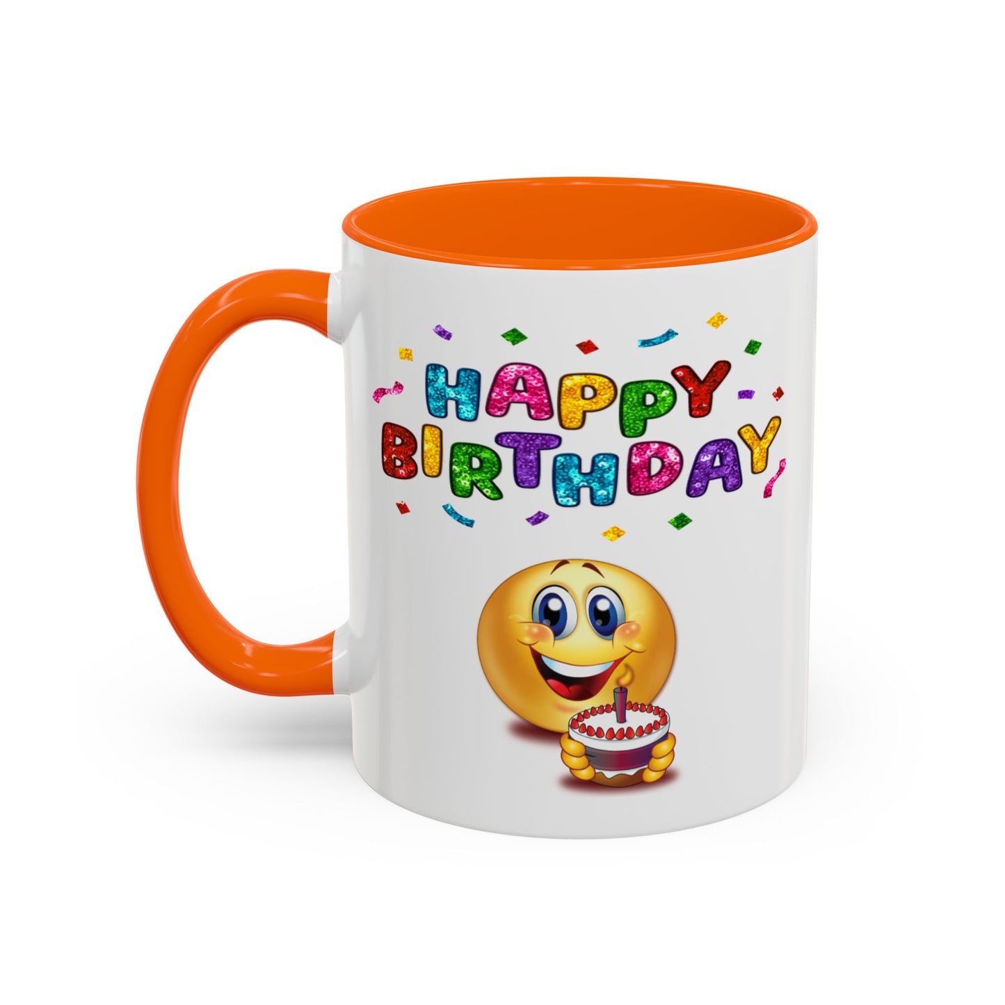 Birthday Mug - Happy Birthday Emoji