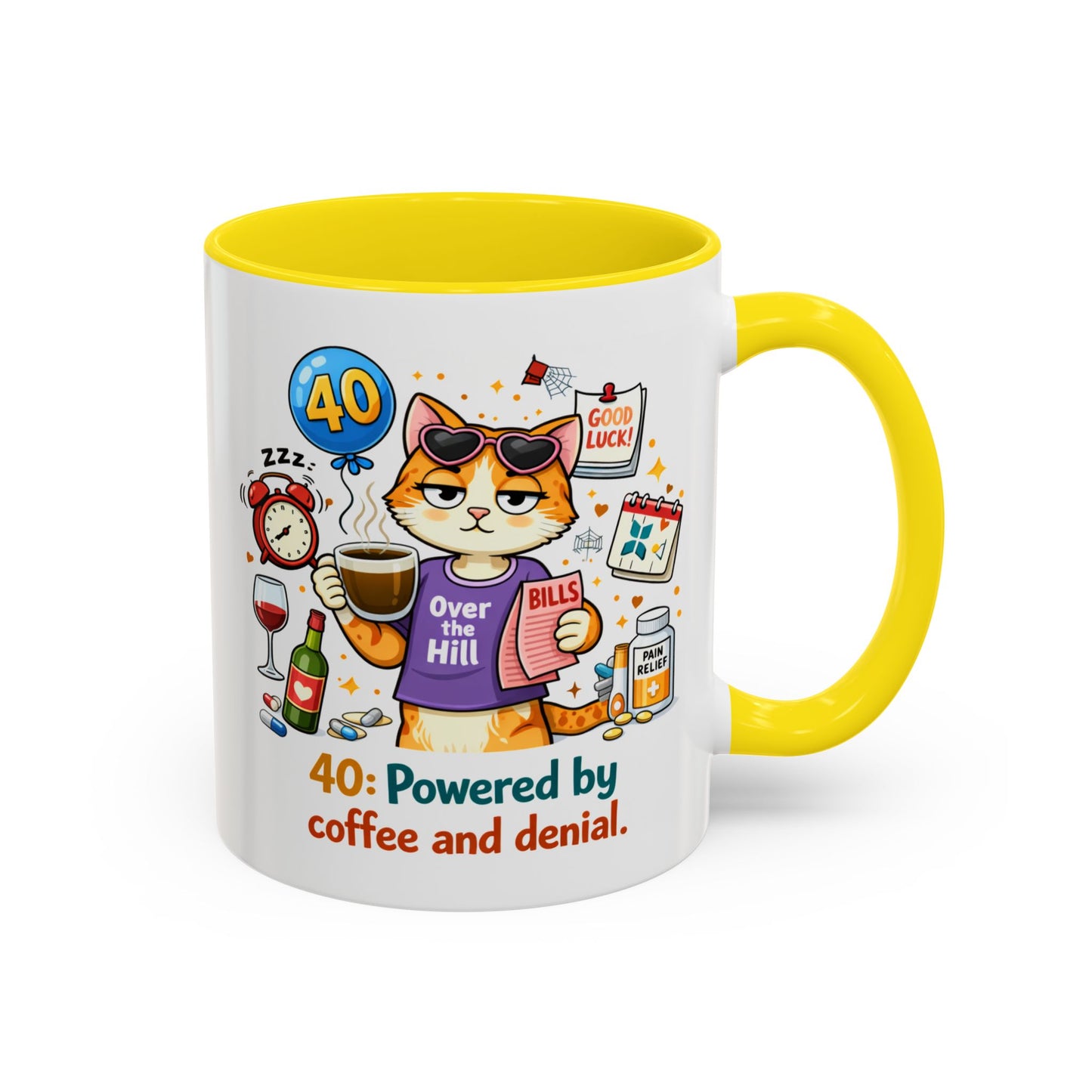 Birthday Mug - 40 Powered By