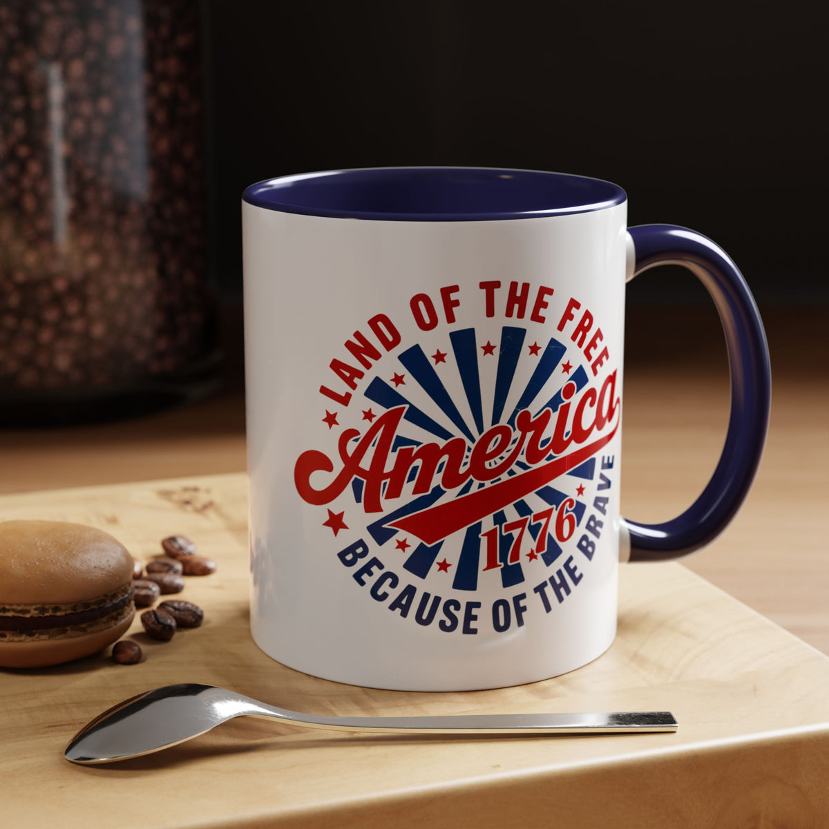 4th of July Mug - America 1776 Land of the Free