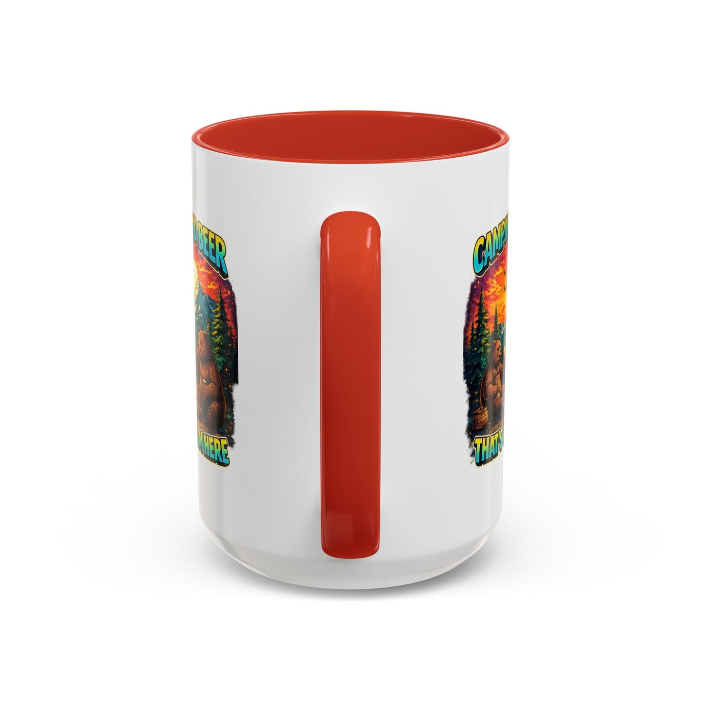 Humor Mug - Camping and Beer