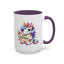 Birthday Mug - Girl Unicorn Happy Birthday Sign