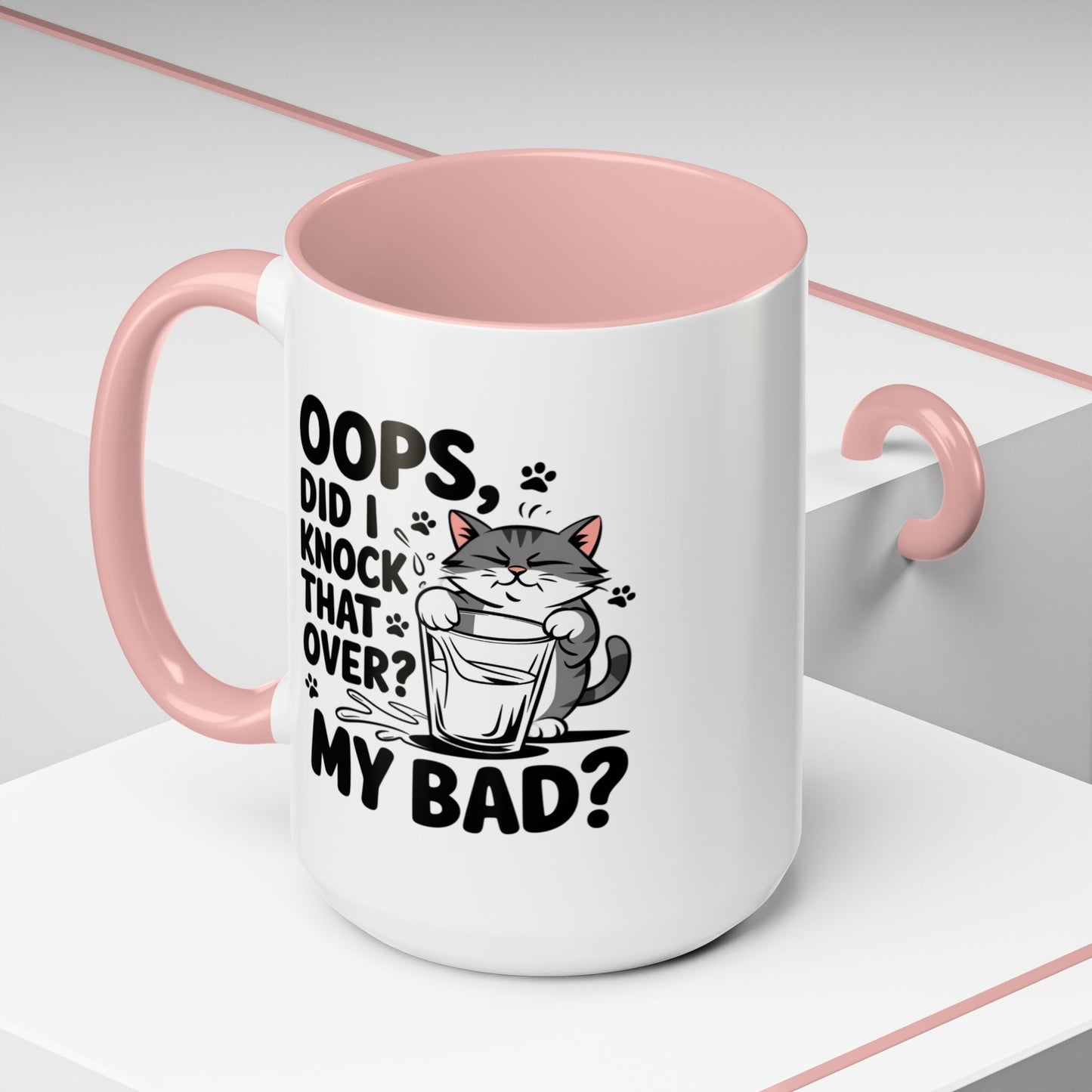 Animal Mug - Oops, Did I Knock That Over