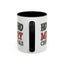 Christmas Mug - Ho Ho Ho Merry Christmas Green & Red Text