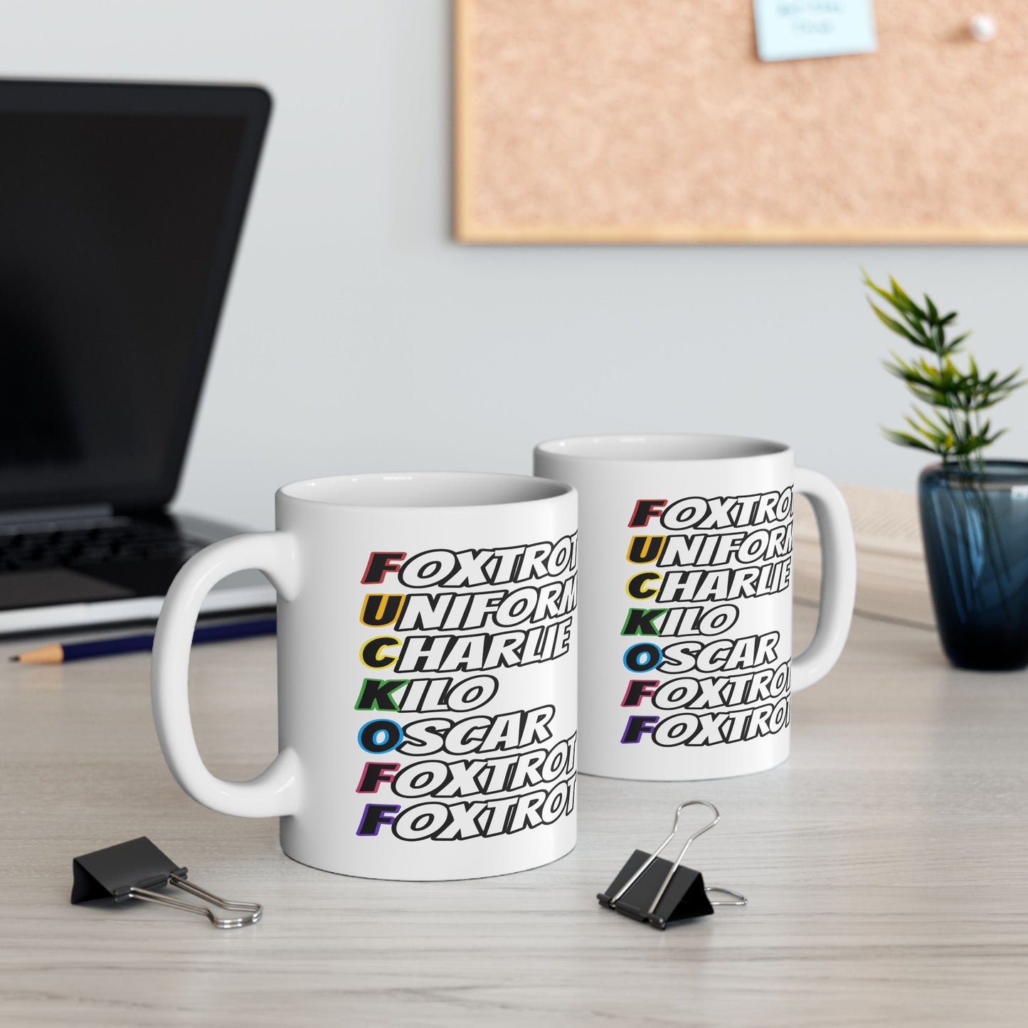 Adult Mug - Phonetic Fuck Off