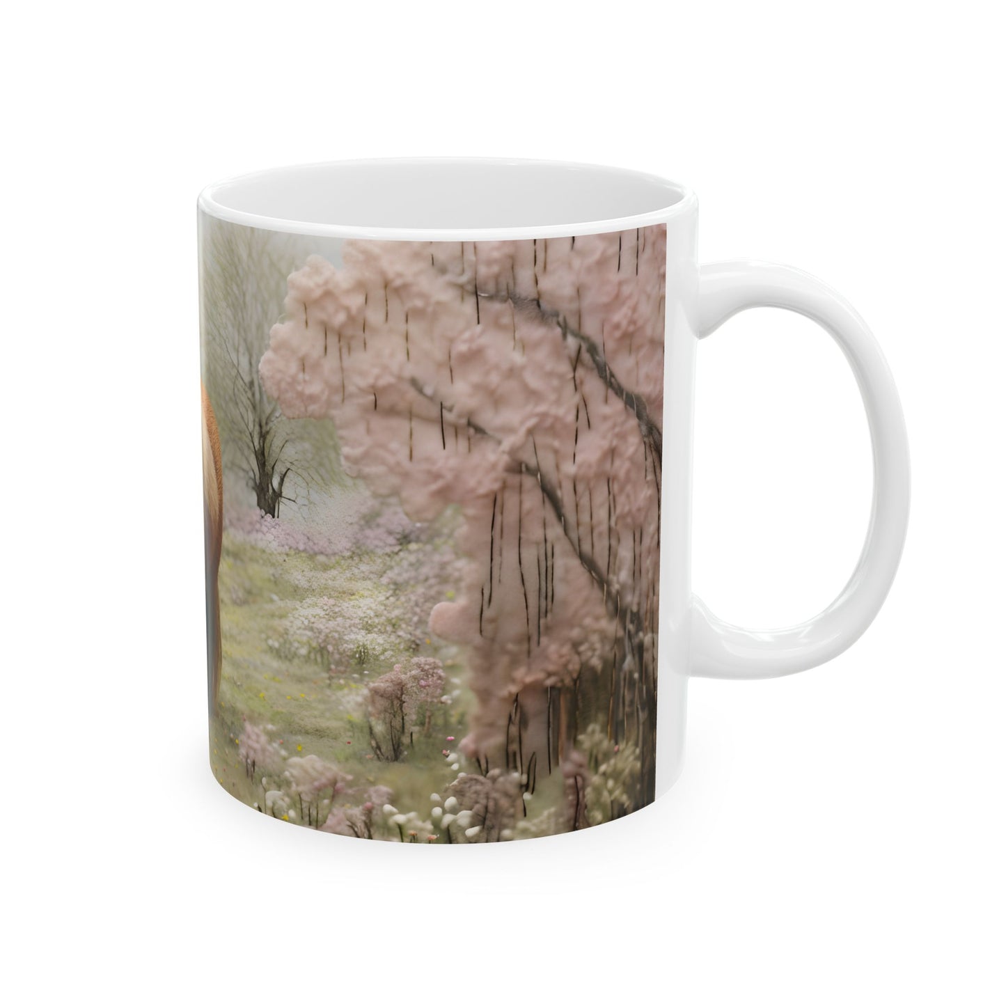 Artistic Mug - Felted Horse 3