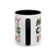 Christmas Mug - Merry Christmas Green Red & Gold Patterned Text