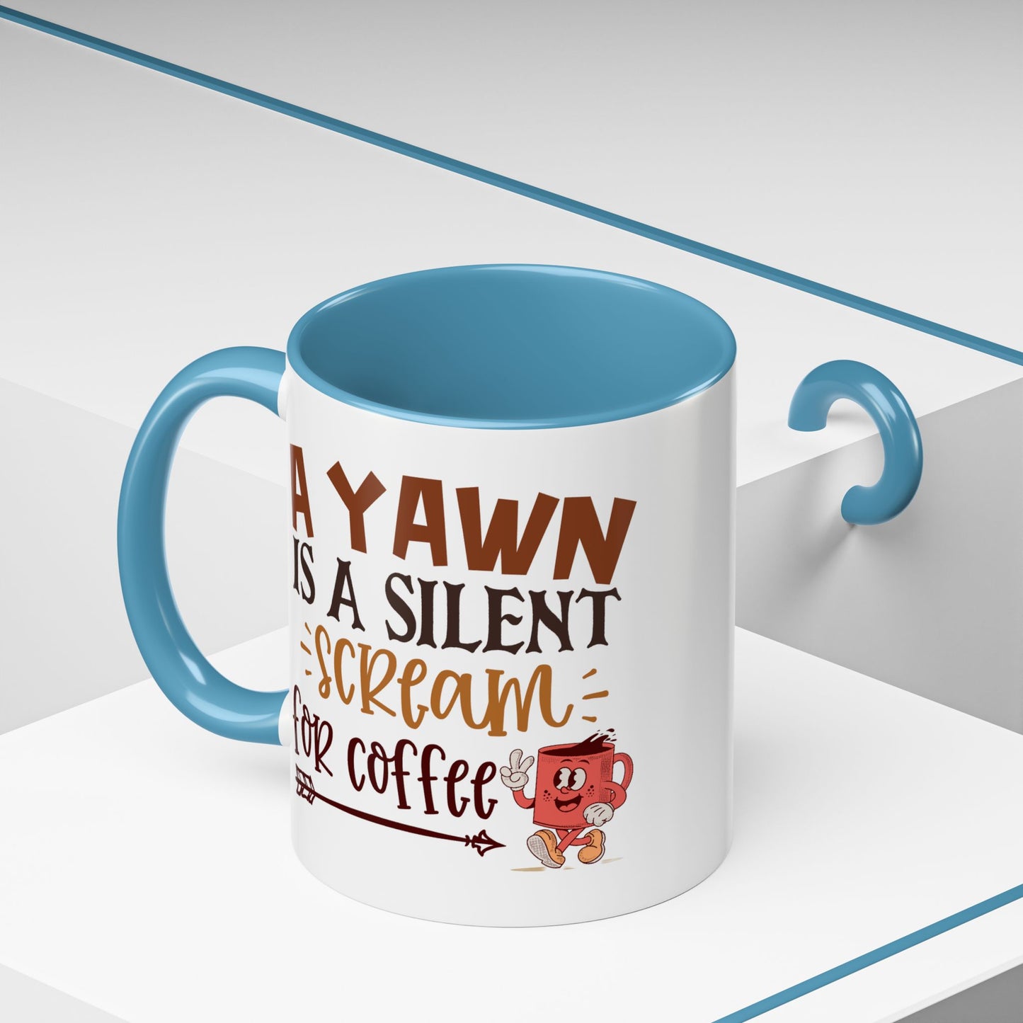 Humor Mug - A Yawn is a Silent Scream