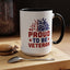 4th of July Mug - Proud to Be a Veteran Sunflower