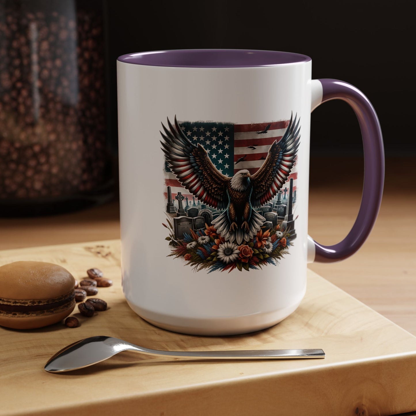 4th of July Mug - American Bald Eagle Memorial