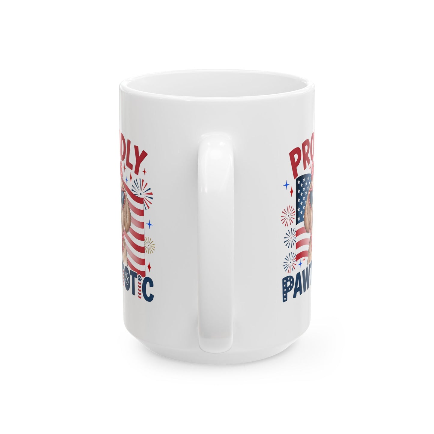 4th of July Mug - Proudly Pawtriotic