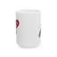 Valentine's Day Mug - Love You Tons Heart Elephant