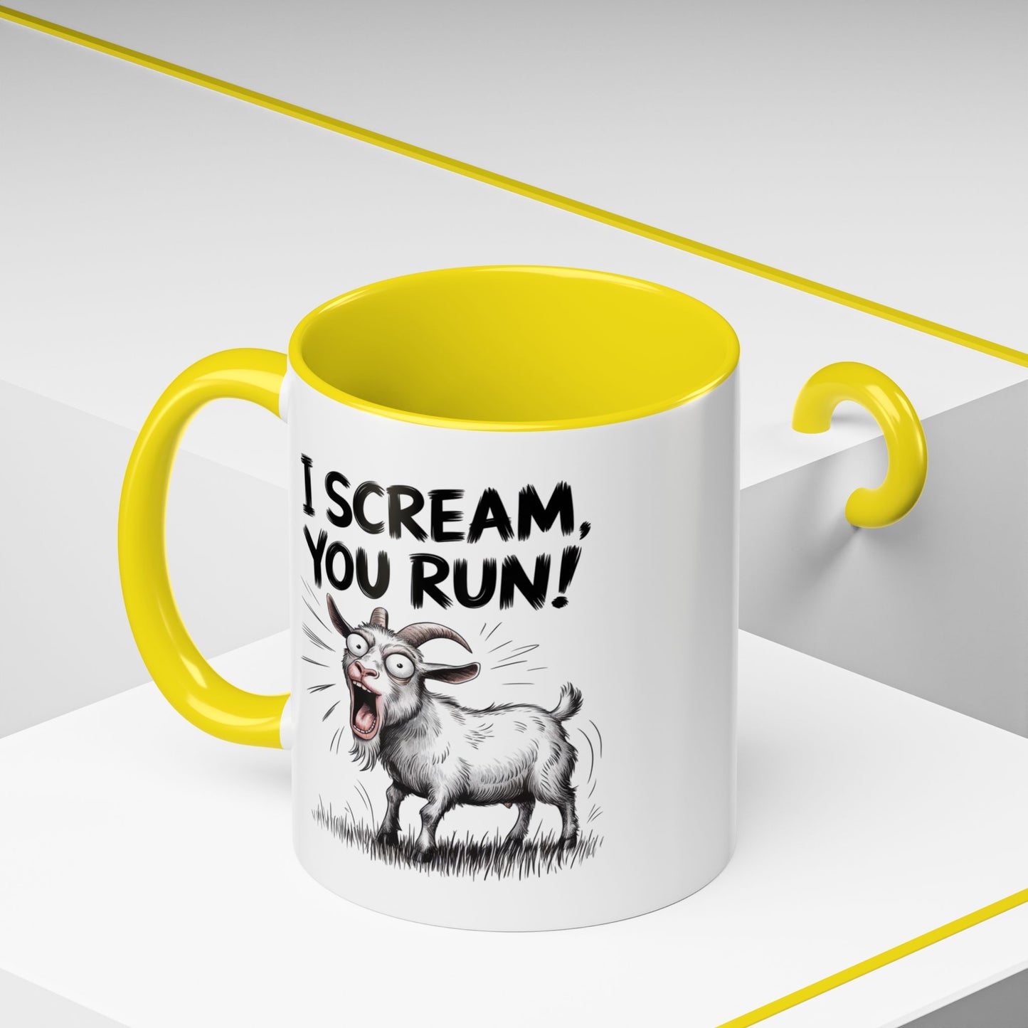 Humor Mug - I Scream, You Run