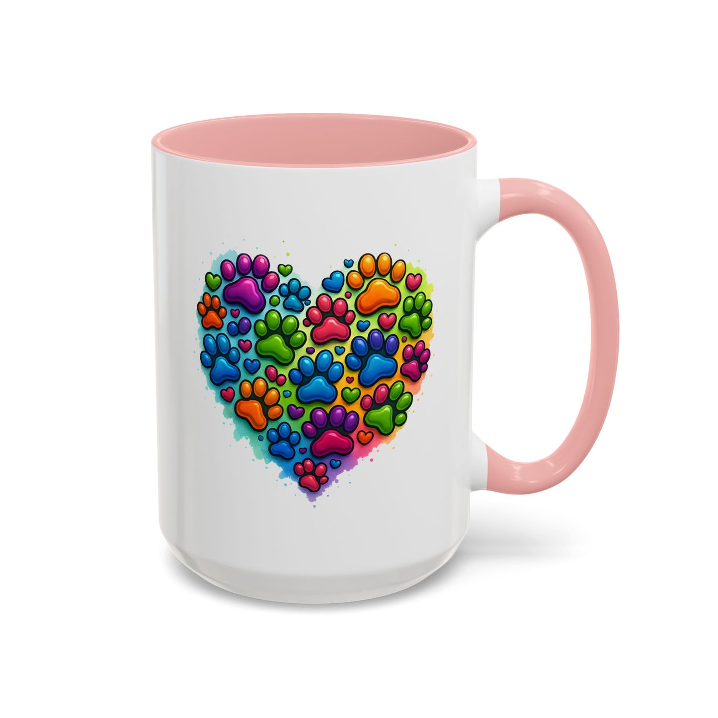 Animal Mug - Dog Paws Heart