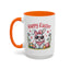 Easter Mug - Happy Easter Cool Bunny