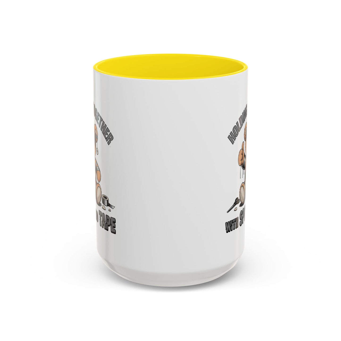 Humor Mug - Holding It Together With Spite & Tape