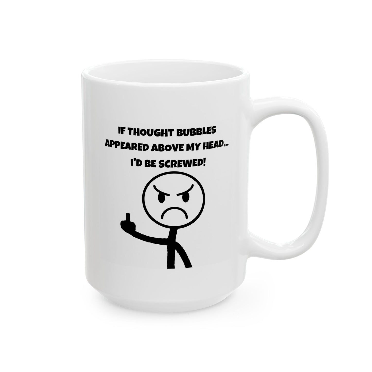 Humor Mug - If Thought Bubbles
