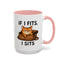 Animal Mug - If I Fits I Sits