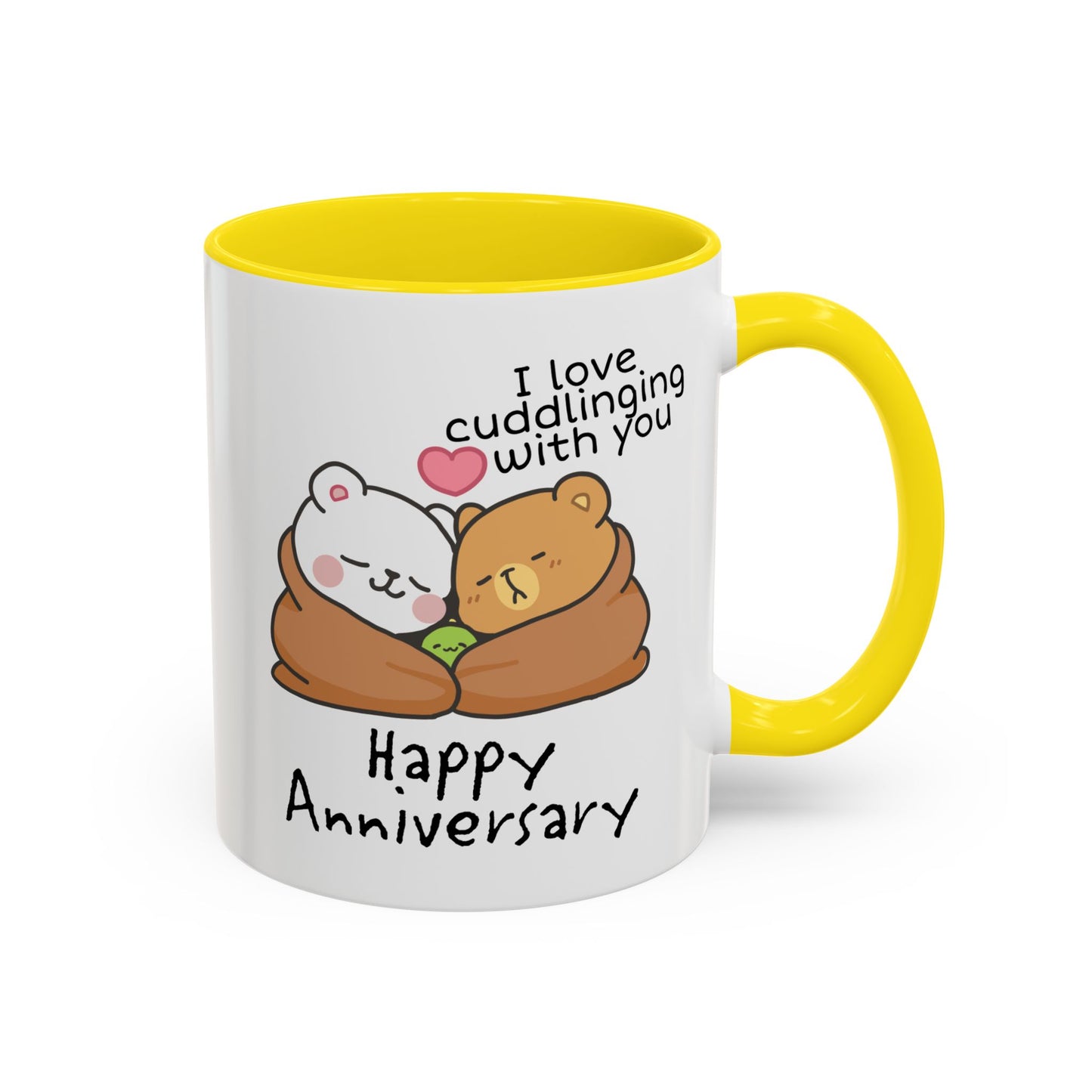 Anniversary Mug - I Love Cuddling With You