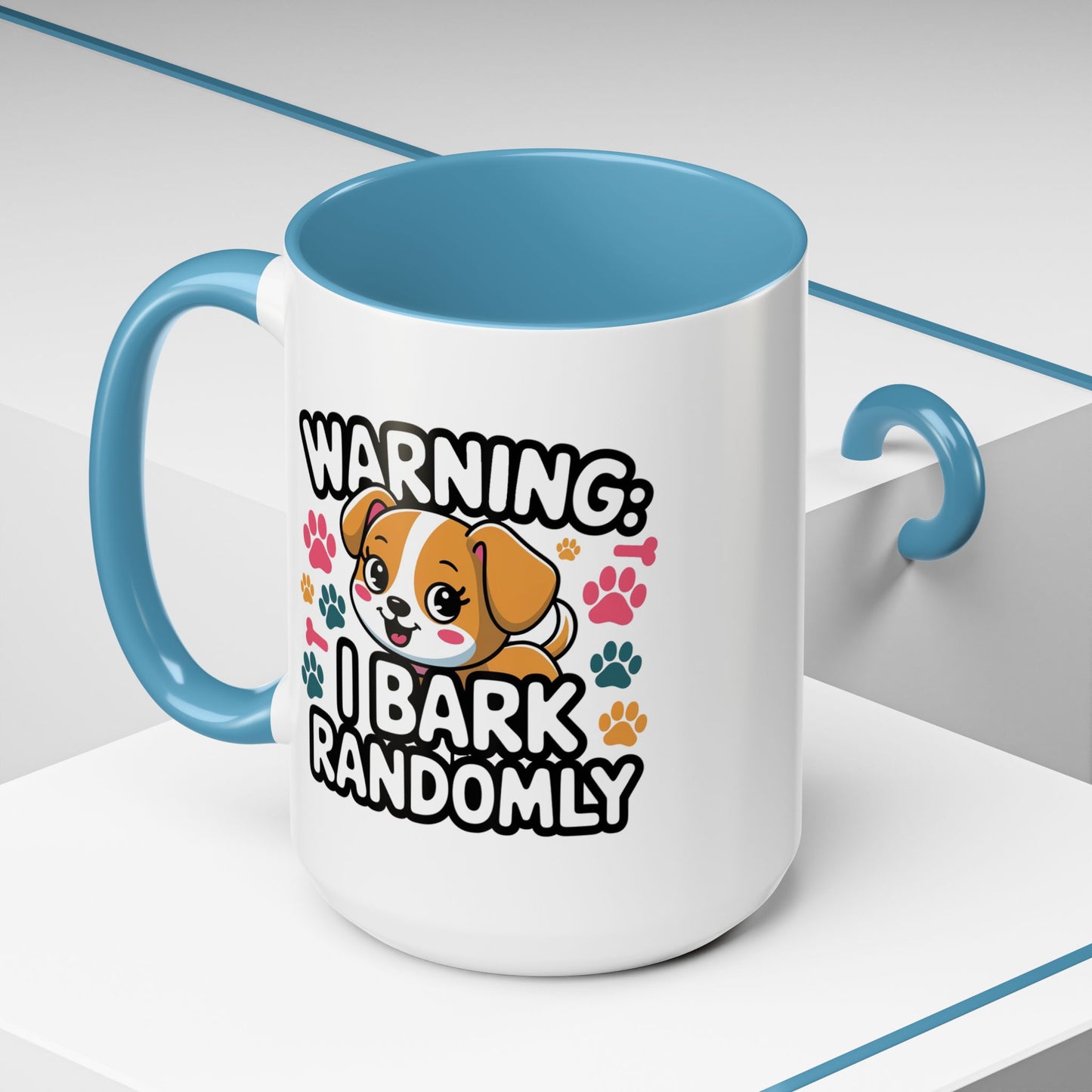 Animal Mug - Warning I Bark Randomly