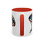 4th of July Mug - Airborne Soldier Parachute Flag