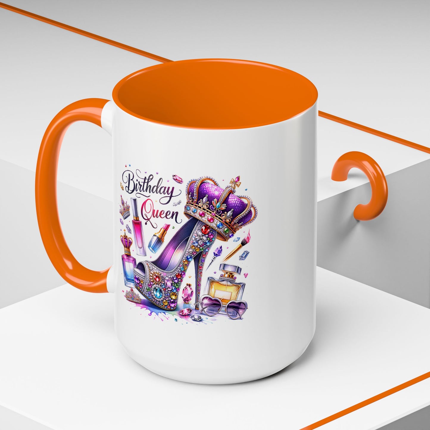 Birthday Mug - Birthday Queen Glitter