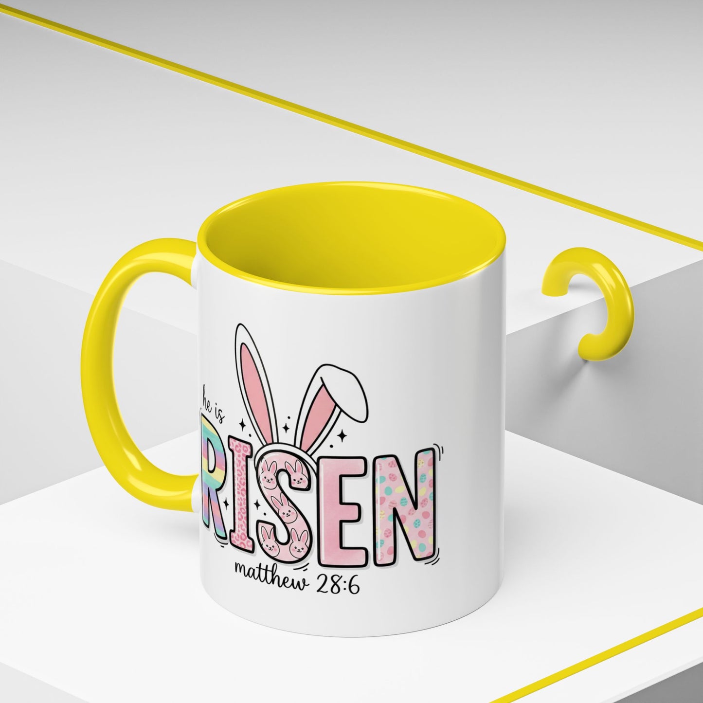 Easter Mug - He Is Risen Bunny