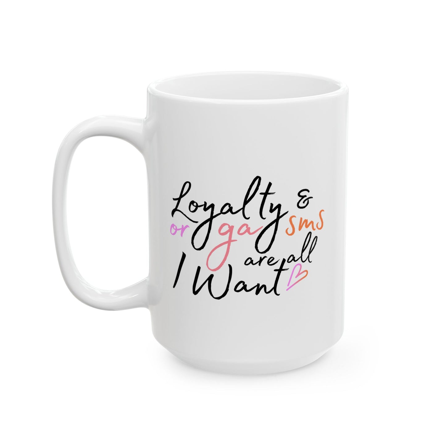 Anniversary Mug - Loyalty And Orgasms Are