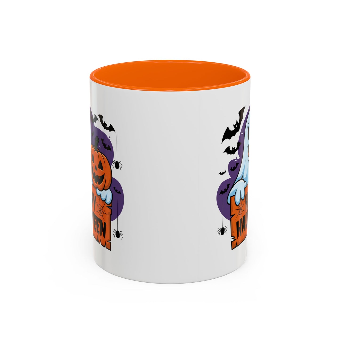Halloween Mug - Winking Ghost With Pumpkin