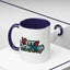Christmas Mug - Merry Christmas White Red & Blue Text