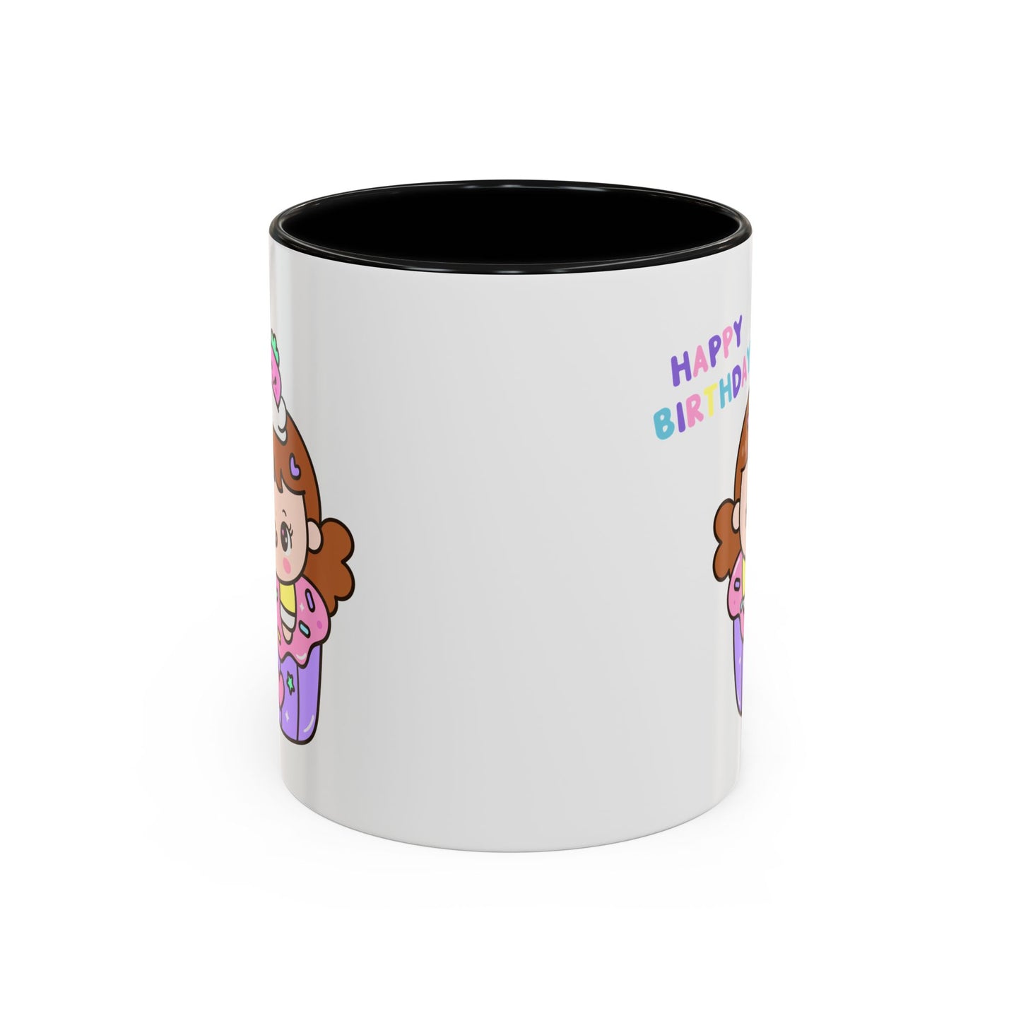 Birthday Mug - Cute Girl Cupcake