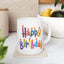 Birthday Mug - Happy Birthday Letter Candles
