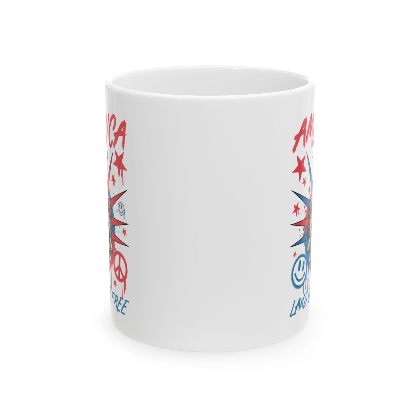 4th of July Mug - America Lady Liberty