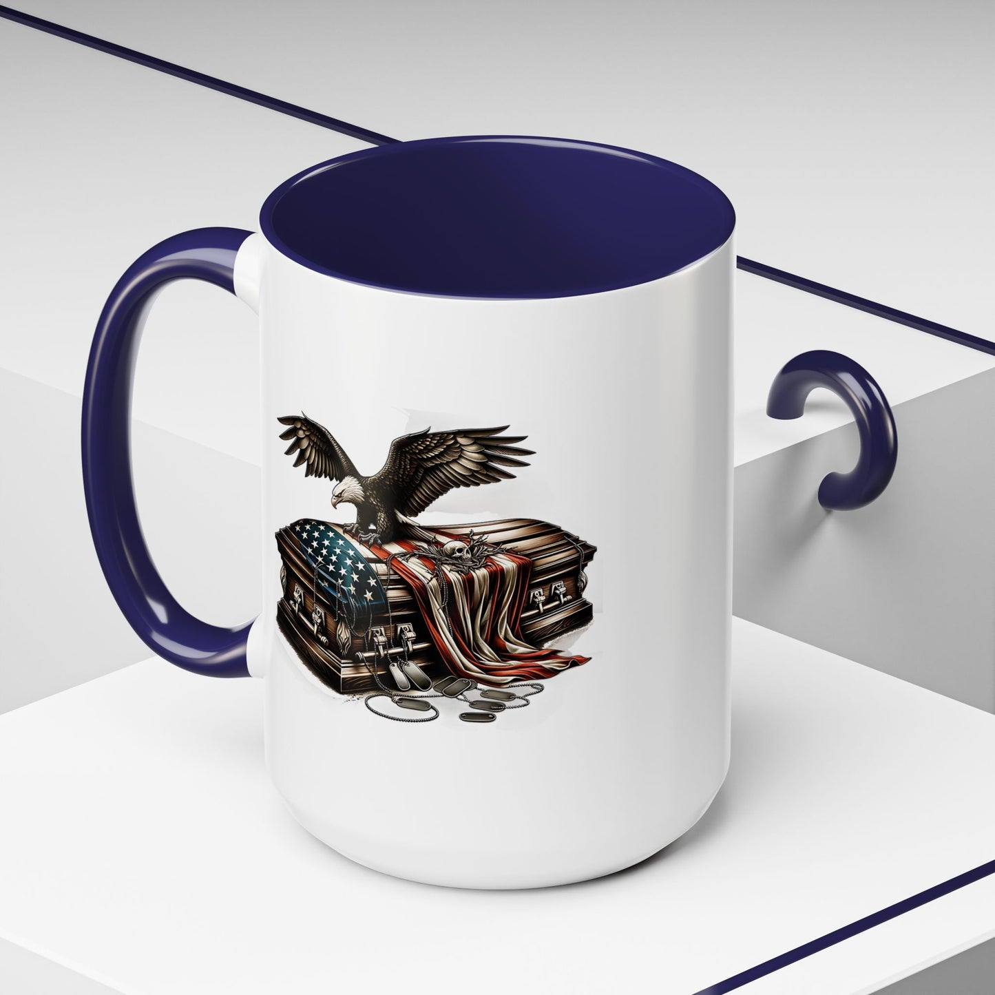 4th of July Mug - American Bald Eagle Fallen Soldier