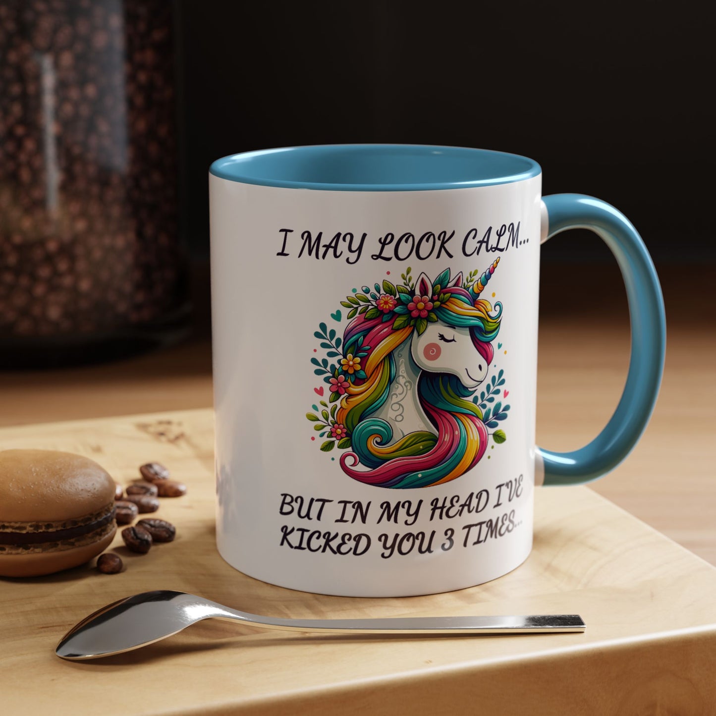 Adult Mug - I may Look Calm Unicorn