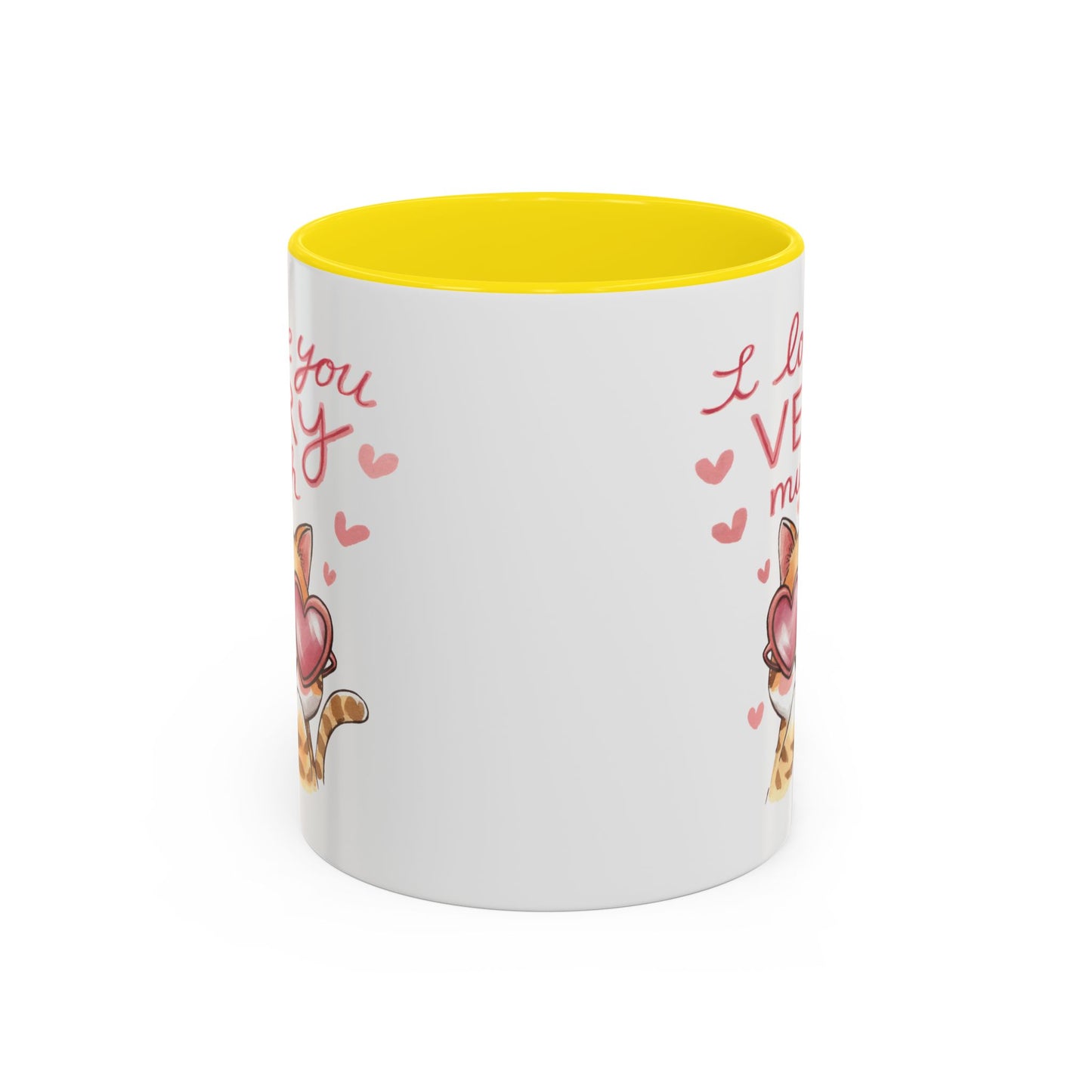 Anniversary Mug - I love You Very Much Cat